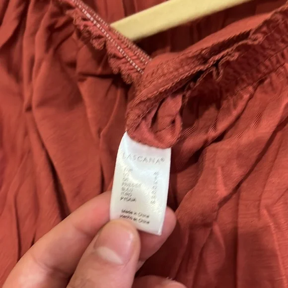 NWT Venus Lascana romper shorts swimsuit cover up off the shoulder light red 8 - Picture 9 of 9